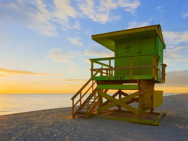 Amanecer en South Beach, Miami
